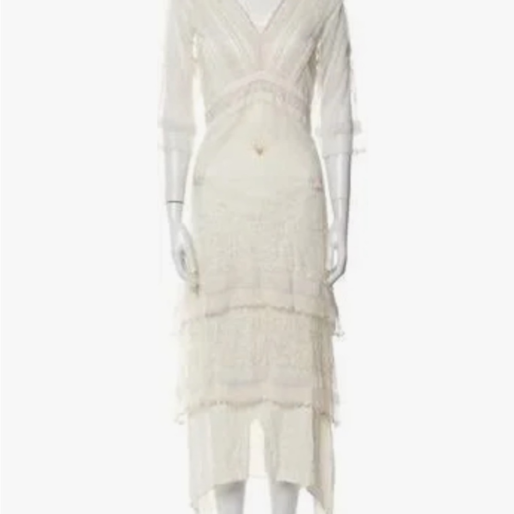 Nataya layered Rose color Downtown Abby dress XL